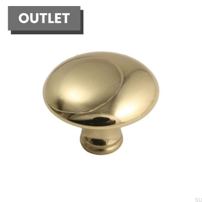 Furniture Knob 3540 Gold Polished Lacquered