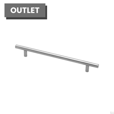 Oblong furniture handle Rf-C 242 Stainless steel