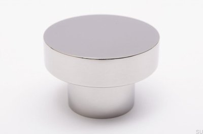Dot 50 furniture knob Polished stainless steel