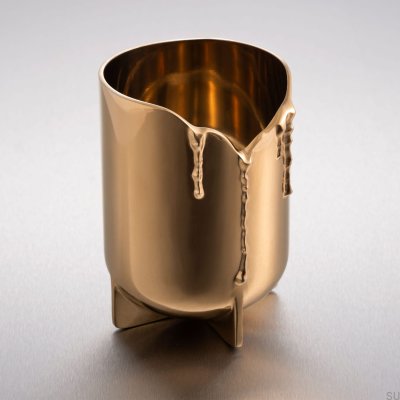 Vessel Brass Single Candle Holder