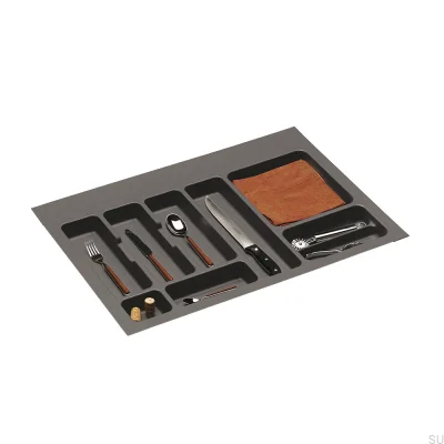 Cutlery tray Classic 800 mm Dark grey