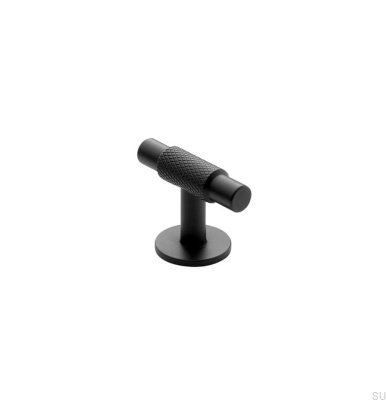 Furniture knob T-Bar Manor T Metal, black