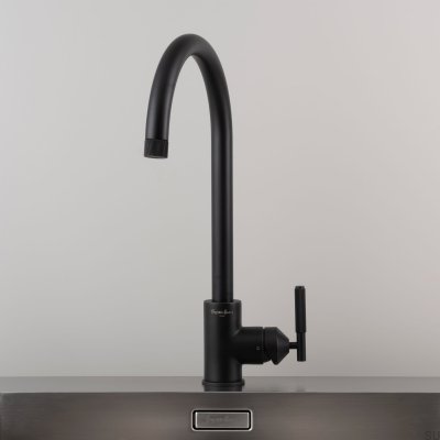 Kitchen faucet Mixer Linear Metal Black
