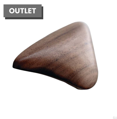 Lengthwise furniture handle Manta Mini 32 Wooden Walnut