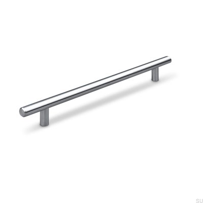 Aveiro 192 oblong furniture handle, brushed steel
