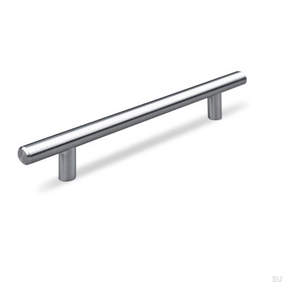 Aveiro 96 oblong furniture handle, brushed steel