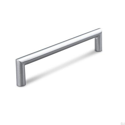 Fasano 160 silver brushed longitudinal furniture handle
