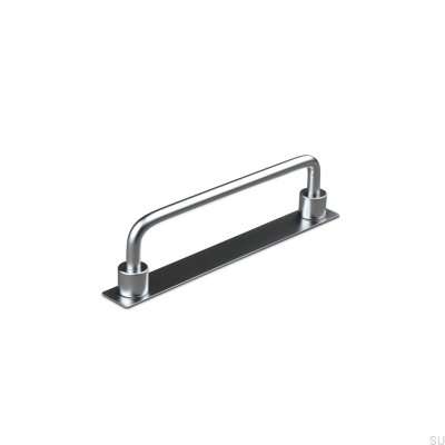 Limone 128 silver oblong furniture handle