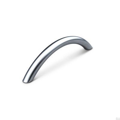 Marseille 96 silver oblong furniture handle