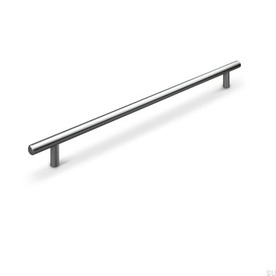 Parma 320 Silver Brushed Elongated Furniture Handle