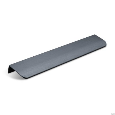 Poppi 232 edge furniture handle, metal, matt black