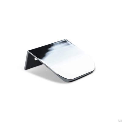 Poppi 40 edge furniture handle, polished chrome