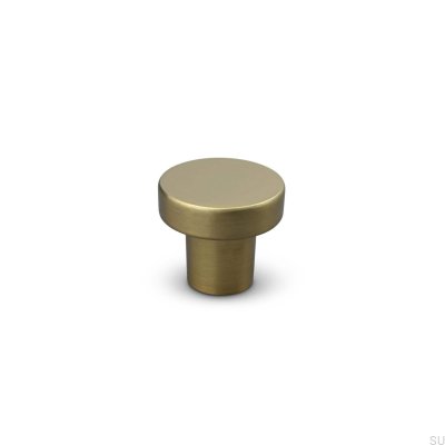 Agno 28 Brushed Gold furniture knob