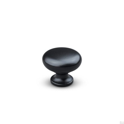 Ancona 30 metal furniture knob, matt black