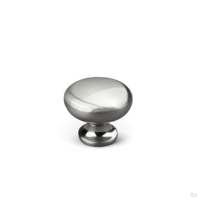 Ancona 30 silver brushed furniture knob