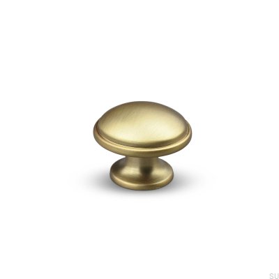 Cervia 34 Brushed Gold furniture knob