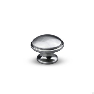 Cervia 34 Brushed Silver furniture knob