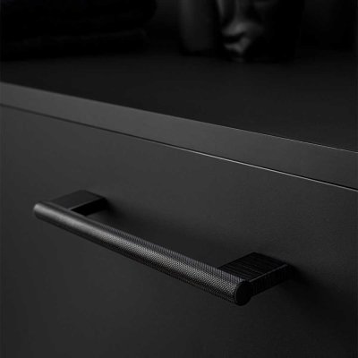 Long furniture handle Graf Big 320 Black