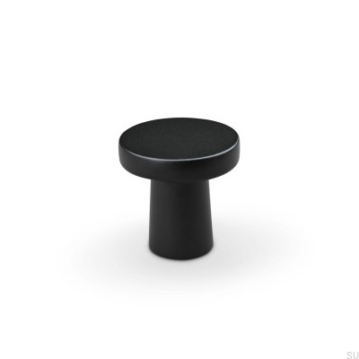 Garda 25 metal furniture knob, matt black