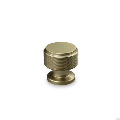 Lonato Stripe 30 Brushed Gold furniture knob