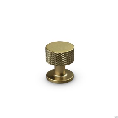 Sassari 25 Brushed Gold furniture knob