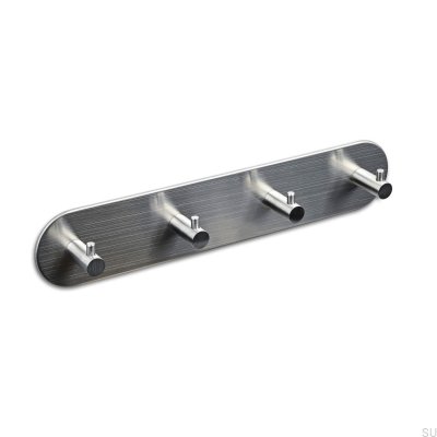 Tours 260-4 Brushed Silver Wall Hanger
