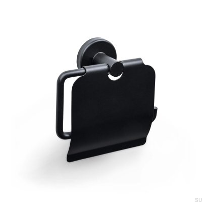 Dijon metal toilet paper holder, matt black