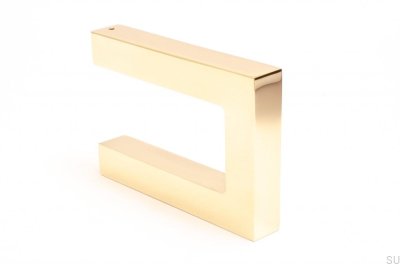 Wall hanger Square Brass Polished Unpainted