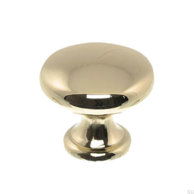 Furniture Knob 1014 Polished Gold, Lacquered