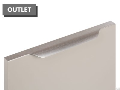 Vector edge furniture handle 0435 497 Aluminum Silver Brushed