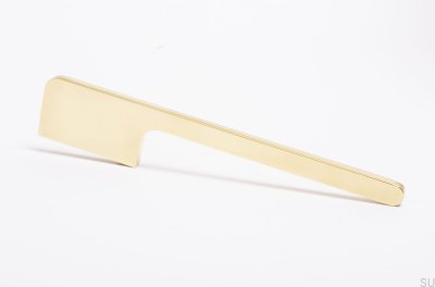 Furniture handle Soft Cut 300 Gold Brass Polished Unpainted
