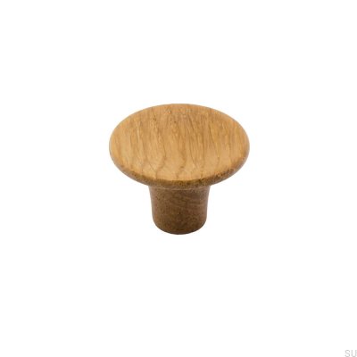 Furniture knob Tuba, wooden, oak