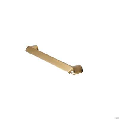 Lysekil 192 elongated furniture handle, brushed gold