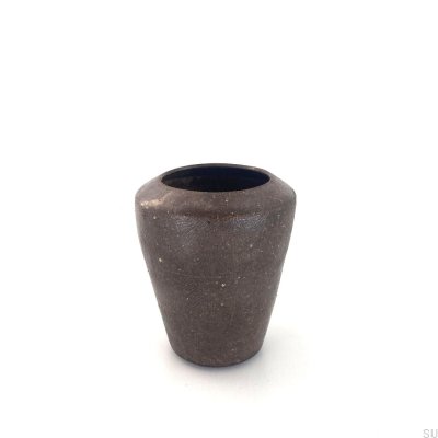 Ceramic vase M-002 Brown Espresso Satin