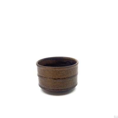 Yunomi M-005 Brown Satin Ceramic Bowl
