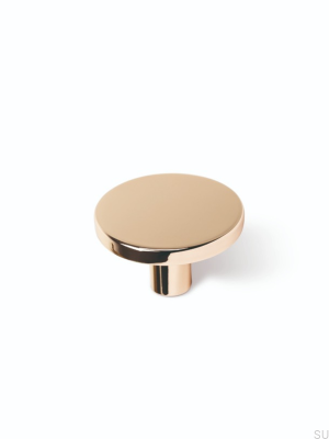 Como furniture knob in polished gold