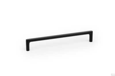 Pura 160 oblong furniture handle, metal, matt black