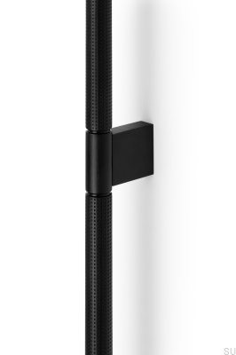  Point 960 oblong furniture handle, black brushed aluminum