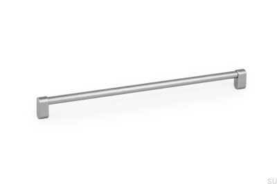 Linkk 320 longitudinal furniture handle, brushed aluminum silver