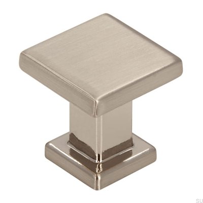 Furniture knob 2506 Brushed Silver