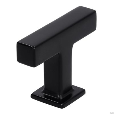 T-Bar 2520 Metal Matte Black furniture knob