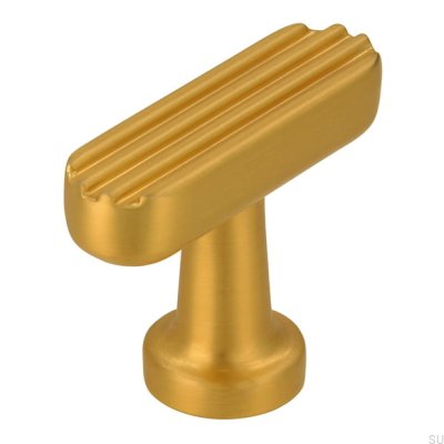 T-Bar 2588 Brushed Gold furniture knob