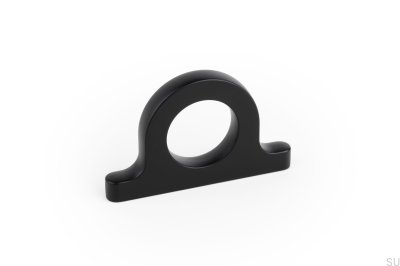 Omega 32 Metal Matte Black furniture knob