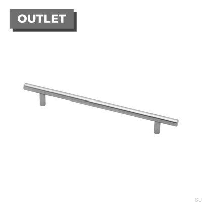 Oblong furniture handle Rf-C 292 Stainless steel