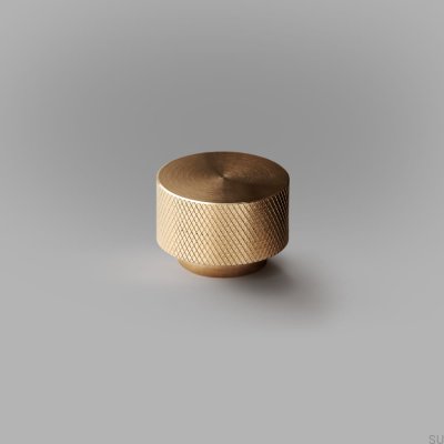 Furniture knob Tove S Gold Brass, Brushed, Uncoated