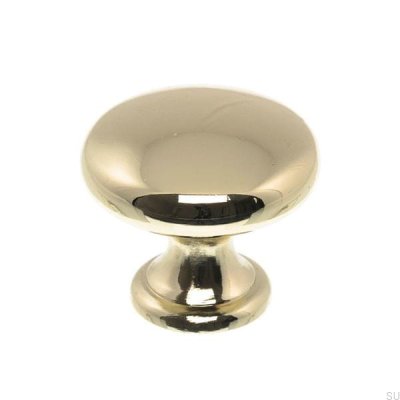 Furniture Knob 1014 Polished Gold, Lacquered
