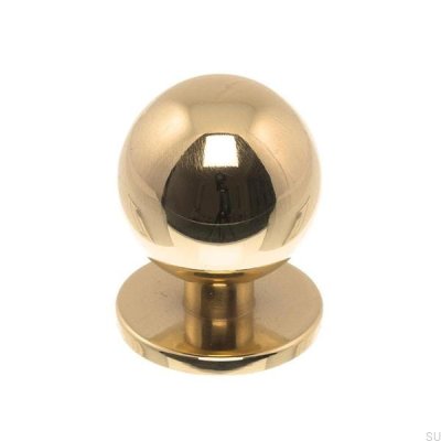 Furniture Knob 1349 25 Polished Gold, Lacquered
