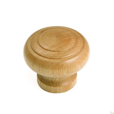 Furniture knob 9255 45 Wooden beech
