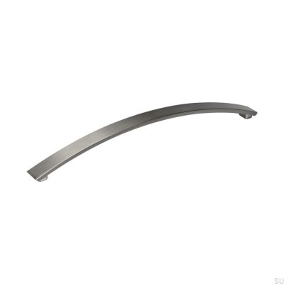 Malen 224 oblong furniture handle Brushed silver (inox look)