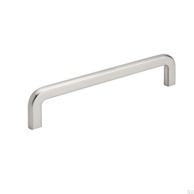 Oblong furniture handle Compact 160 Silver
